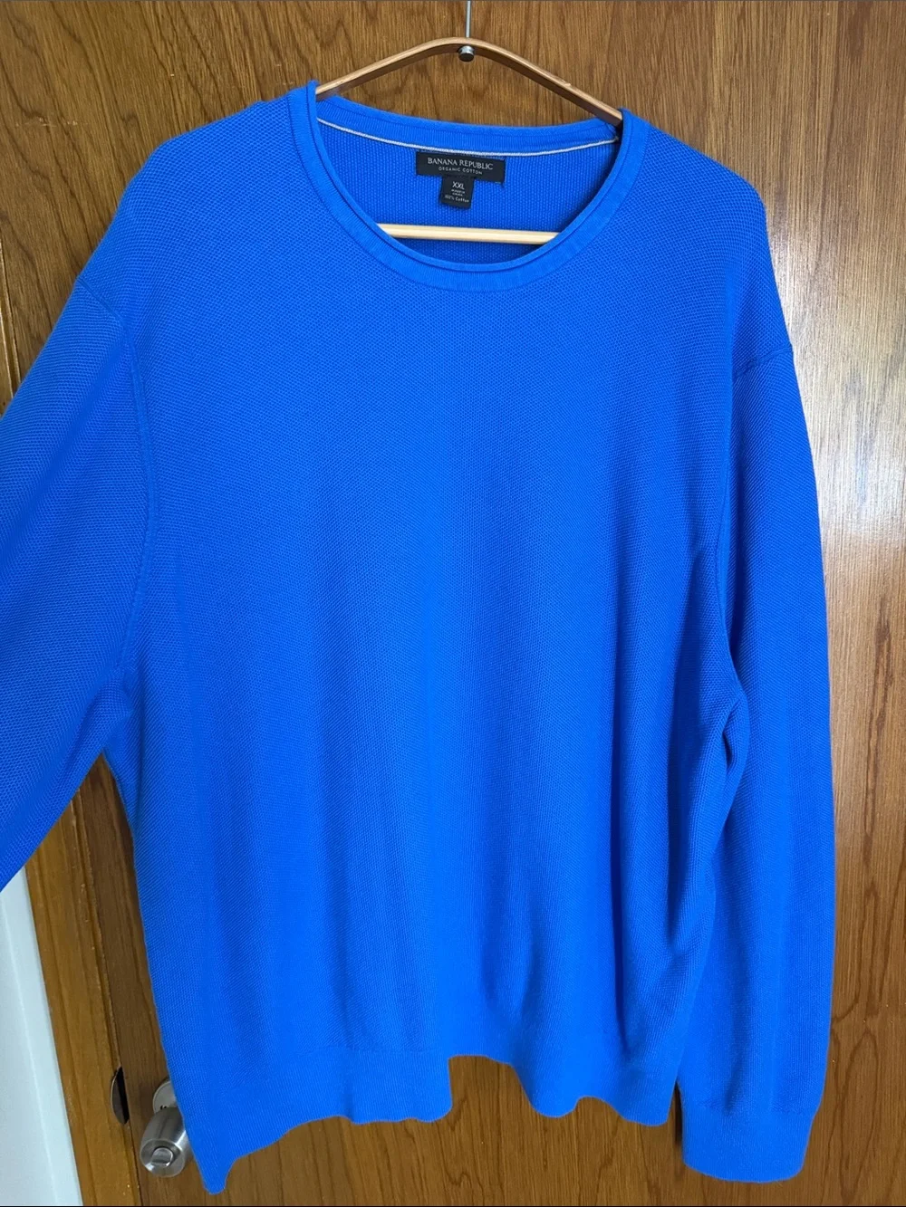 Banana Republic Men's Crewneck Sweater - Vivid Blue